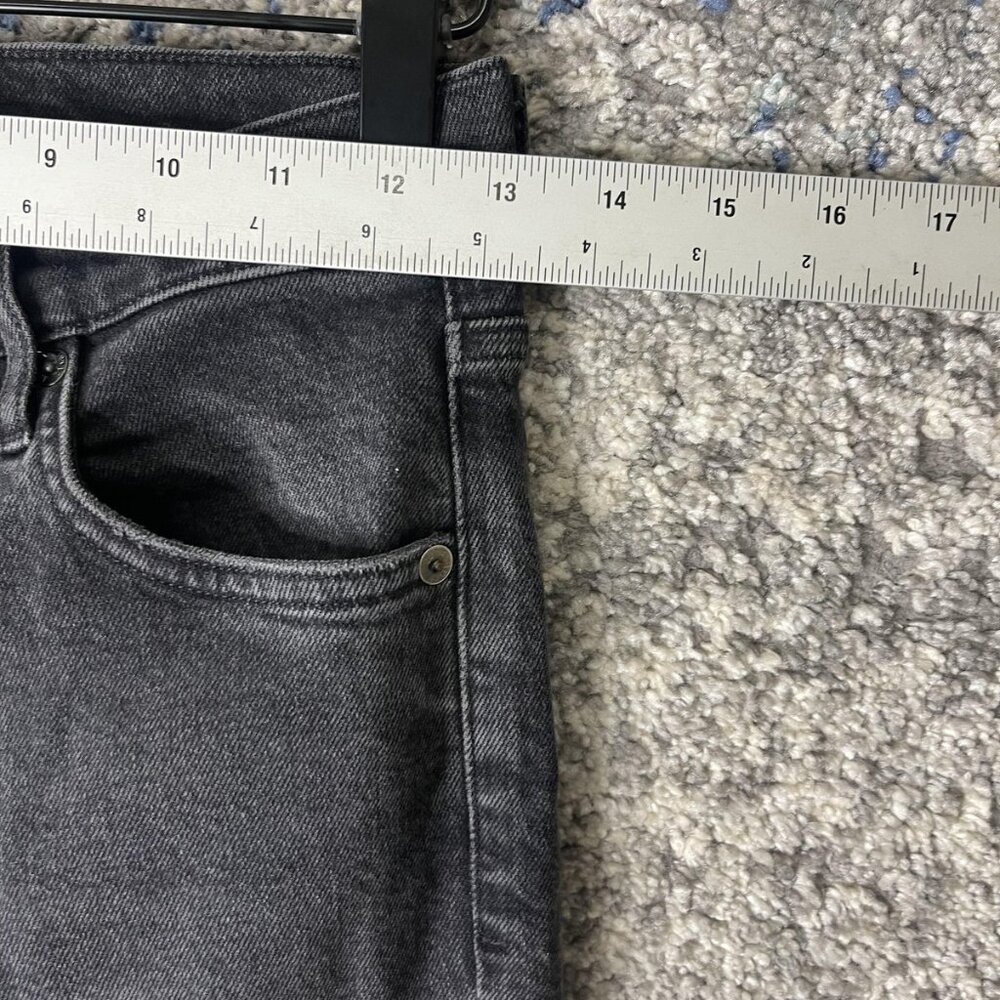AGOLDE Jeans Womens‎ 25 Black High Rise Skinny Button Fly Organic Cotton Stretch - Picture 2 of 7